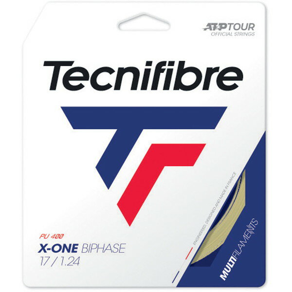 Tecnifibre (eNjt@Co[) dejXp Kbg X-ONE BIPHASE i` 1.24mm TFSG201 NA