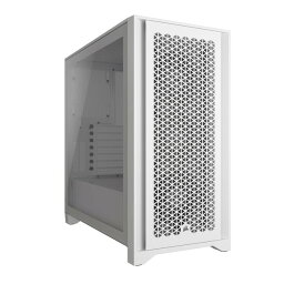 Corsair CC-9011241-WW iCUE 4000D RGB Airflow Mid-Tower True White [ミドルタワー型PCケース]