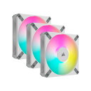 Corsair CO-9050158-WW ホワイト CORSAIR AF120 RGB ELITE WHITE Triple Pack with Lighting Node CORE XT  アウトレット エクプラ特割