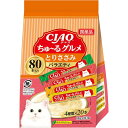 CIAO ちゅ～る 猫 おやつ 国産 チュール 80本 とりささみグルメバラエティ チャオ いなばペットフード エクプラ特選