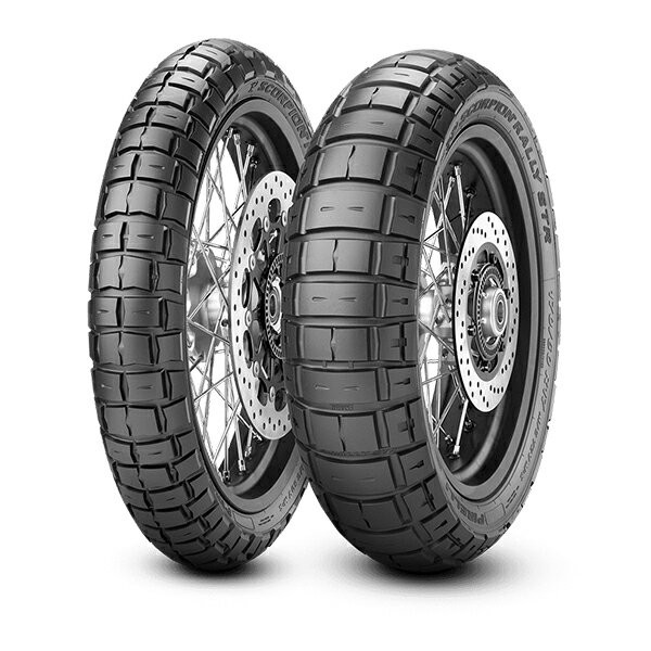 PIRELLI 2803500 SCORPION RALLY STR 150/70 R 18 M/C 70V M+S TL REAR [ブロックタイプON/OFFタイヤ] ※前後セットではありません。1本単位の販売となります。