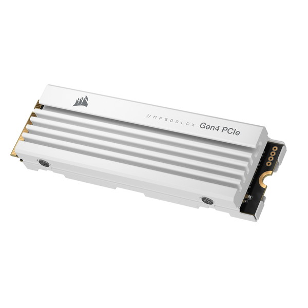 Corsair CSSD-F2000GBMP600PLPW CORSAIR MP600 PRO LPX White PCIe Gen4 x4 NVMe M.2 SSD 2TB 7100MB/s / 6800MB/s 1400TBW for PS5 内蔵SSD M.2
