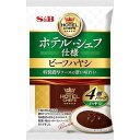 ご注文前にご確認ください※ 12時から14時の時間帯指定はできません。ご指定の場合は14時から16時にて手配いたします。商品説明★ お得な4個パック仕様の本格ビーフハヤシです。ソテー度の高い炒め玉ねぎのコクを増やし、牛肉の旨みあふれる濃厚なデミグラスソースの深い味わいを表現。電子レンジ調理対応です。※メーカーの都合により、パッケージ・仕様・成分・生産国等は予告なく変更になる場合がございます。※上記理由でのご返品はお受けできませんので、事前お問合せなどご注意のほど宜しくお願いいたします。スペック* 総内容量：520g* 商品サイズ：40×140×172* 成分：砂糖(国内製造)、小麦粉、トマトペースト、牛肉、ソテー・ド・オニオン、牛脂、ビーフエキス、食塩、キャロットソテー、チャツネ、カカオマス、酵母エキスパウダー、ウスターソース、香辛料、濃縮醤油、濃縮デミグラスソース、ワインペースト/調味料(アミノ酸等)、着色料(カラメル、紅花色素)、増粘剤(加工デンプン)、酸味料、香料、香辛料抽出物、(一部に小麦・乳成分・牛肉・大豆・豚肉を含む)* 単品JAN：4901002173364