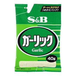 エスビー食品 S&B エスビー ガーリック 袋 40g ×10 メーカー直送