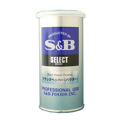 エスビー食品 S&B エスビー セレクト ブラックペッパー S缶 100g ×5 メーカー直送