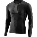 SKINS スキンズ メンズ コンプレッションウエア SERIES-5 トップロングスリーブ ブラック M 18121510 019(4)