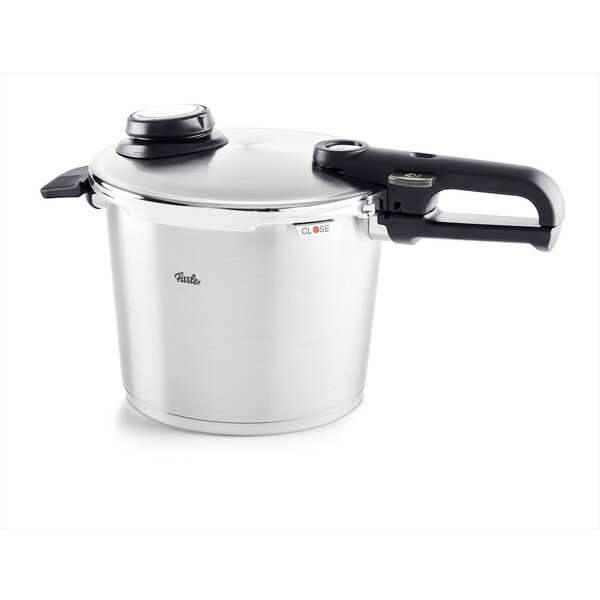 圧力鍋 【6/5限定!エントリー&抽選で最大100%Pバック】 Fissler 622-412-06-070 シルバー ビタビットプレミアム [圧力鍋 (6.0L・IH対応)]