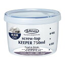 岩崎工業 保存容器 スクリュートップキーパー 750mL 浅型 抗菌 B-2272KN(3)