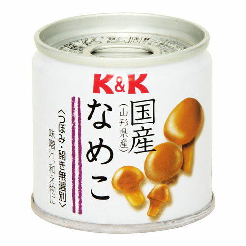 国分 K&K 国産 なめこ 水煮 80g ×6 メーカー直送