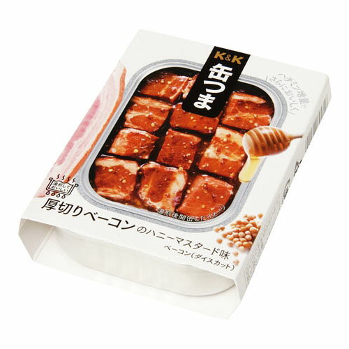国分 K&K 缶つま 厚切りベーコンのハニーマスタード味 105g×6 メーカー直送 ギフト プレゼント
