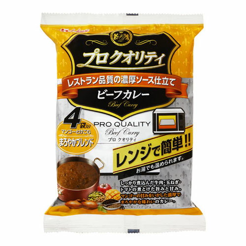 ハウス プロクオリティ ビーフカレー まろやかブレンド 170g×4 ×6 メーカー直送 ギフト プレゼント