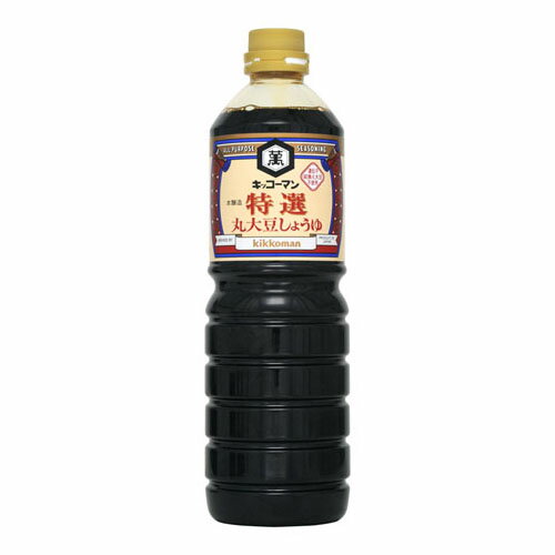 キッコーマン 特選 丸大豆醤油 パック 1L ×6 メーカー直送 1