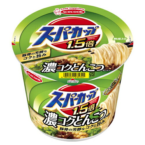 Noodles - エースコック SC1.5倍 とんこつラーメン 111g ×12 メーカー直送 ギフト プレゼント
