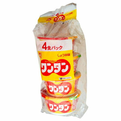 東洋水産 マルちゃん カップワンタン しょうゆ味 32g×4P ×6 メーカー直送