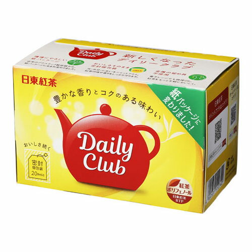 三井農林 日東紅茶 デイリークラブ ティーバッグ 2gx20袋 x6 メーカー直送 ギフト プレゼント