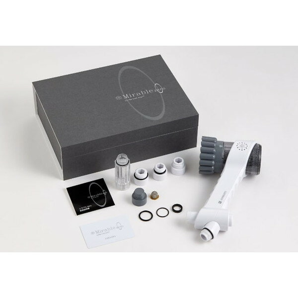 サイエンス ミラブルゼロ シャワーヘッド ミラブルzero ウルトラファインバブル ウルトラファインミスト トルネードスティック 塩素除去機能 洗浄効果 節水効果 mirable zeroのサムネイル