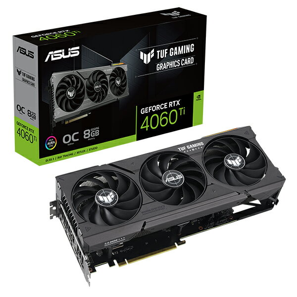 ASUS（エイスース） ASUS TUF-RTX4060TI-O8G-GAMING / PCI Express 4.0 グラフィックスボード