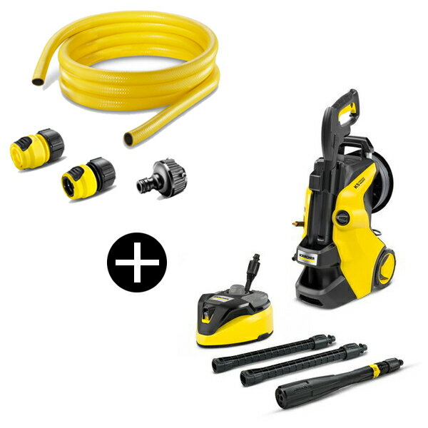 KARCHER(ケルヒャー) 1.603-540.0 K5 プレミアム サイレント 50Hz 高圧洗浄機 (東日本 50Hz専用) 3M水道ホースセット