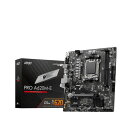 商品説明★ MSI独自のCPU調整機能MSI独自のCPU調整機能（PERFORMANCE SWITCH、PBO THERMAL POINT、CONFIG TDP）に対応し、簡単にシステムの最適化が可能です。★ ドライバーディスク不要MSI Driver Utility Installerにより、ドライバーディスクを使用せず、簡単に必要なドライバーをインストール可能です。★ 金属補強の施されたPCIe 4.0 x16スロット金属補強の施されたPCIe 4.0 x16スロットを搭載し、大型グラフィックスカードでもしっかりと保持することが可能です。★ SMTプロセスを採用SMTプロセスを採用し、最新の高クロックDDR5メモリに対応、信号のロスを抑制し安定した動作を実現です。★ 安定したネットワーク環境を構築Realtek製1G LANを搭載し、安定したネットワーク環境を構築することが可能です。スペック* チップセット：AMD A620* ソケット：AM5* 対応メモリ：2xDDR5 DIMM* 映像出力端子：HDMI2.1 x1、VGAx1* 拡張スロット：1x PCIe 4.0 x16、1x PCIe 3.0 x1* ストレージ：1x PCIe4.0 x4、4x SATA* USBポート：6x USB3.2 Gen1（6 TypeA）、6x USB2.0（TypeA）* LAN：Realtek RTL8111H* 生産国：中国