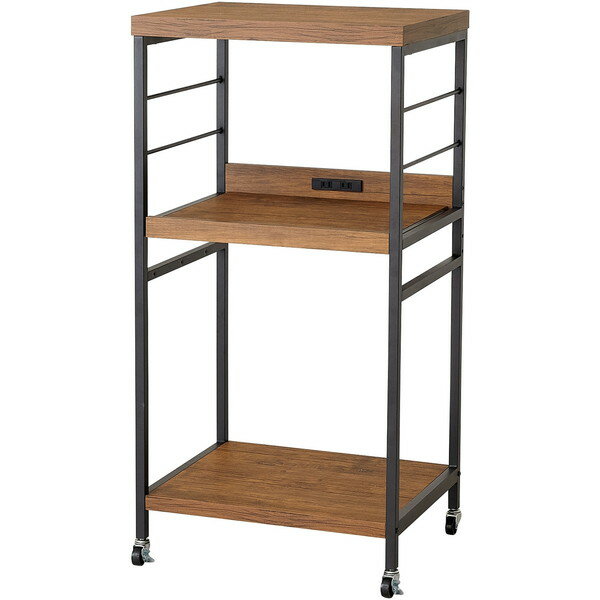 クロシオ 62221 アートレンジワゴン ヴィンテージブラウン メーカー直送