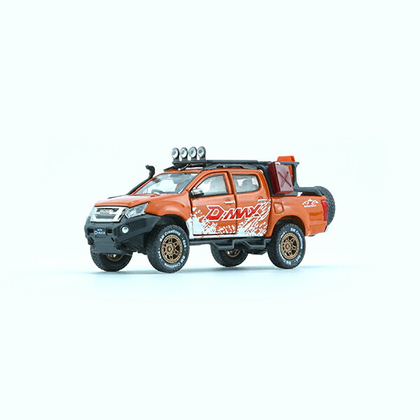 ビーエムクリエイションズ いすゞ D-Max 2018 オレンジ ステッカー アクセサリーパック LHD 64B0285 ミニカー 1/64 BMクリエイションズ