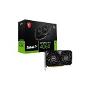 MSI GeForce RTX 4060 VENTUS 2X BLACK 8G OC グラフィックボード