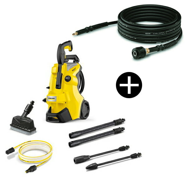 KARCHER(ケルヒャー) 1.603-202.0 K3 サイレント プラス ベランダ 50Hz 高圧洗浄機 (東日本・50Hz専用) + 2.643-882.…