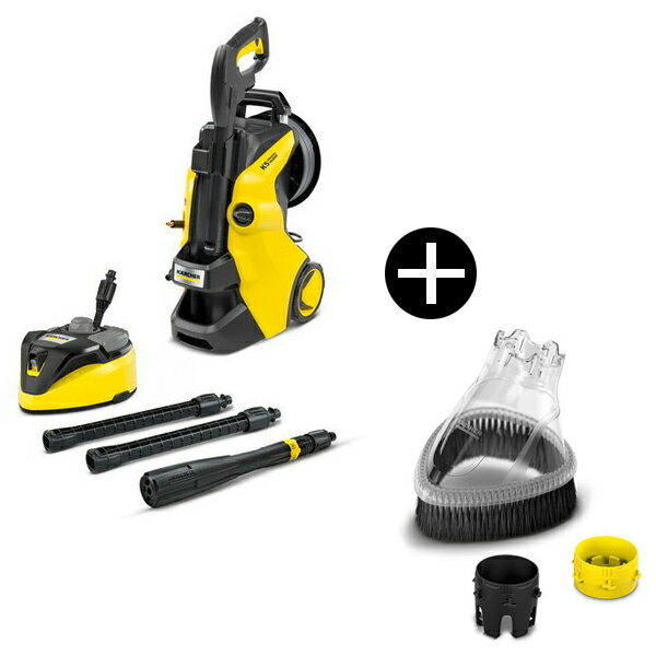 KARCHER ケルヒャー 1.603-541.0 K5 プレミアム サイレント 60Hz 高圧洗浄機 (西日本・60Hz専用) + 2.642-706.0 スプラッシュガード