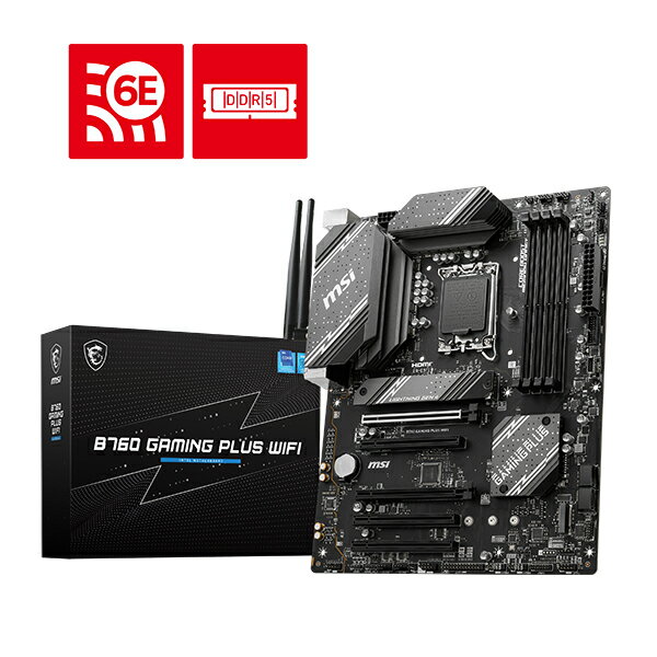 【5/10限定 エントリー 抽選で最大100 Pバック】MSI B760 GAMING PLUS WIFI マザーボード