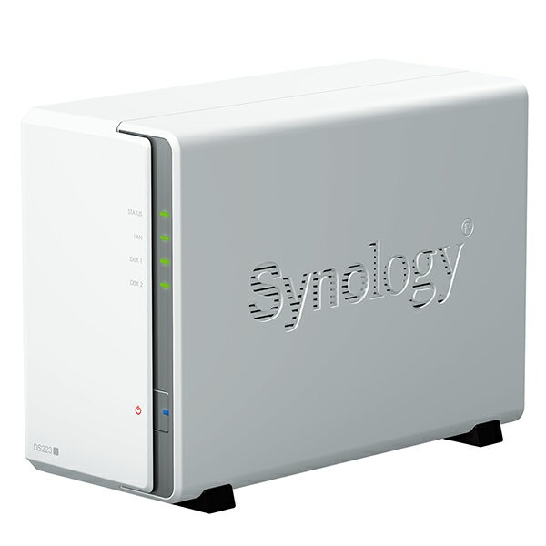 Synology DS223j DiskStation クアッドコアCPU搭載多機能パーソナルクラウド 2ベイNASキット 初心者ガイド付