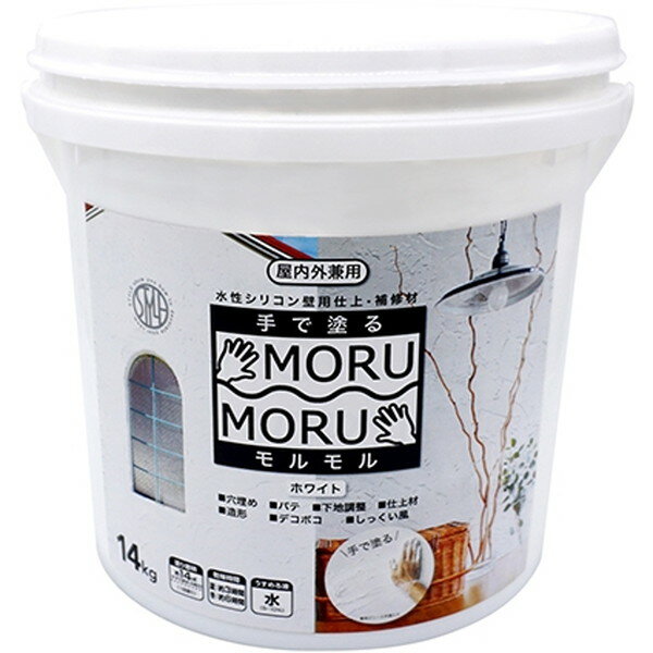 ニッペ MORUMORU(モルモル) 14kg ホワイ