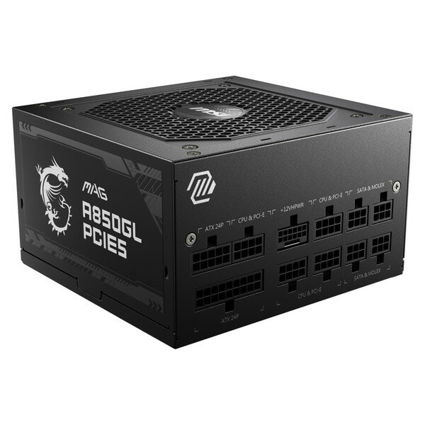 【5/15限定!エントリー&抽選で最大100%Pバック】 MSI MAG A850GL PCIE5 [ATX電源ユニット (850W)]