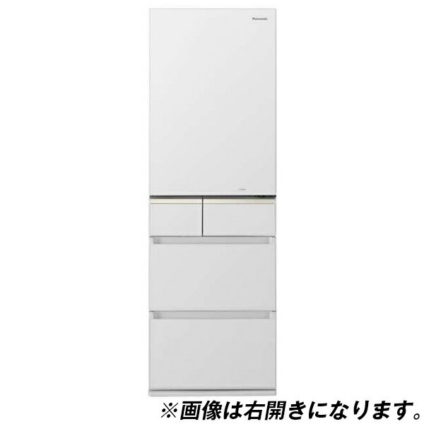 PANASONIC NR-E414GVL-W スノーホワイト [冷蔵庫(406L・左開き)] 【代引き・後払い決済不可】【離島配送不可】