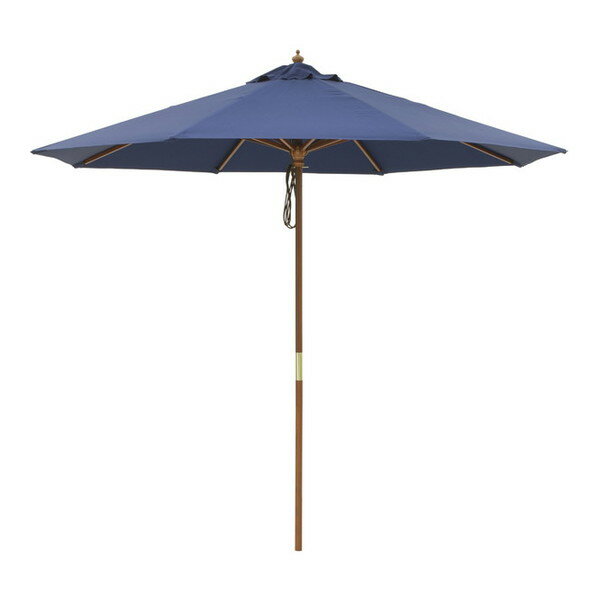 【エントリーでP5倍!14日10:00-16日23:59】 タカショー PAS-27BL ウッドパラソル 2.7m ネイビーブルー メーカー直送