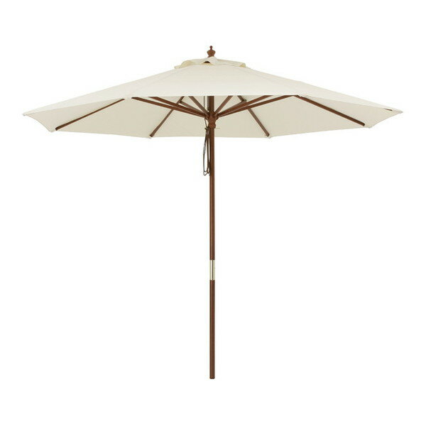タカショー PAS-27B ウッドパラソル 2.7m ベージュ メーカー直送