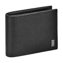 dunhill ダンヒル 財布 二つ折り財布 メンズ SIDECAR GUNMETAL 19F2F32SG001R ウォレット レザー ブラック 黒 シンプル ...
