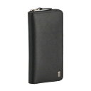 dunhill ダンヒル 財布 長財布 ラウンドファスナー メンズ SIDECAR GUNMETAL 21FS218SG001R ウォレット レザー ブラック ...