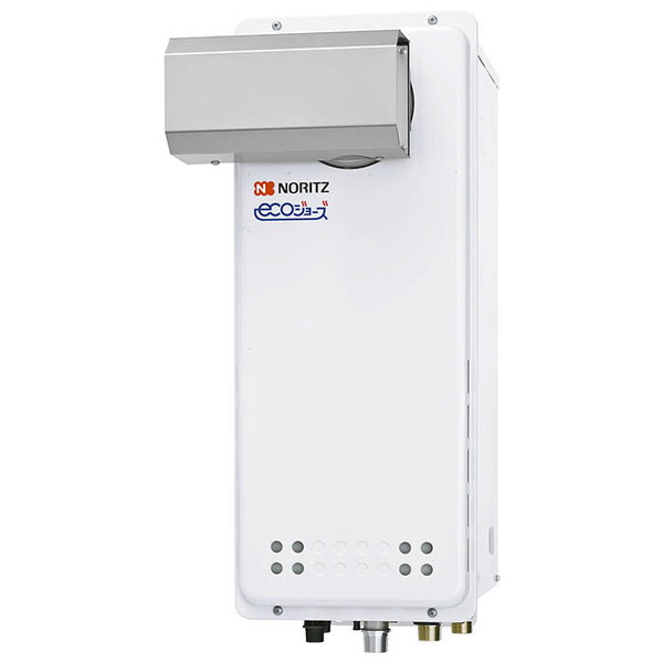 NORITZ GT-C1663AWX-L BL-20A-LP エコジョーズ GT-C 63シリーズ [ガスふろ給湯器(プロパンガス用・屋外PSアルコープ設置形・フルオート・16号)]