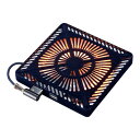 METRO(メトロ) こたつ用取替ヒーター U字型カーボンヒーター 500W 手元電コン式 DCファン付き MCU-501E(DKB) こたつ ヒーター U字型 カーボンヒーター 手元電コン DCファン 安心設計 薄型 速熱 二重安心 簡単取付 電子コントロール 安全装置 軽量 コンパクト