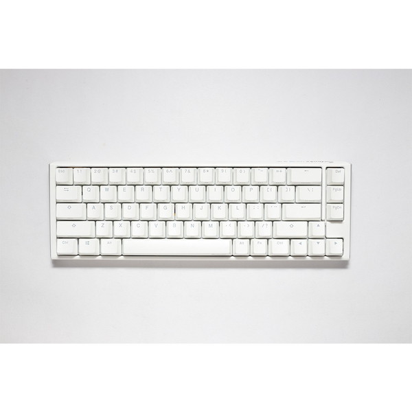 Ducky dk-one3-classic-pw-rgb-mini-silver ホワイト [ゲーミングキーボード (英語配列61キー/シルバー軸)/USB接続/有線]