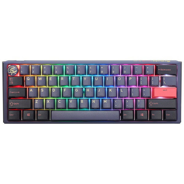 Ducky ダッキー ふもっふ ふもっふのおみせ 正規販売店 ゲーム キーボード dk-one3-cosmic-rgb-mini-silver Ducky ブラック [ゲーミングキーボード (英語配列61/シルバー軸)/USB接続/有線]