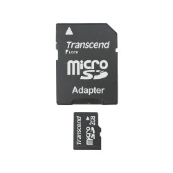 トランセンド TS2GUSD 2GB microSD w/ adapter トランセンド TS2GUSD 2GB microSD w/ adapter