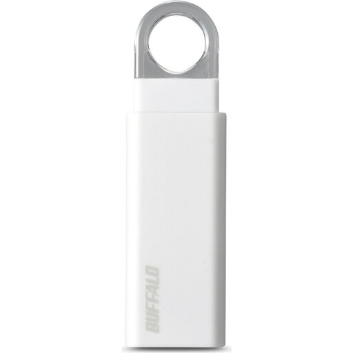 BUFFALO RUF3-KS16GA-WH オートリターン機構搭載 ノックスライド USB3.1(Gen1)/USB3.0対応 USBメモリー 16GB ホワイト BUFFALO RUF3-KS16GA-WH オートリターン機構搭載 ノックスライド USB3.1(Gen1)/USB3.0対応 USBメモリー 16GB ホワイト