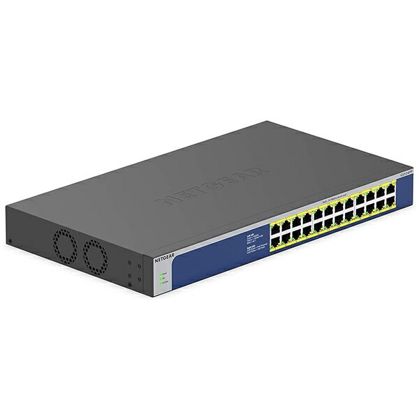 NETGEAR GS524PP-100AJS PoE+対応(300W)ギガビット24ポート アンマネージスイッチ