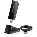 NETGEAR A8000-100PAS AXE3000 Nighthawk トライバンドWiFi 6E USB3.0アダプター
