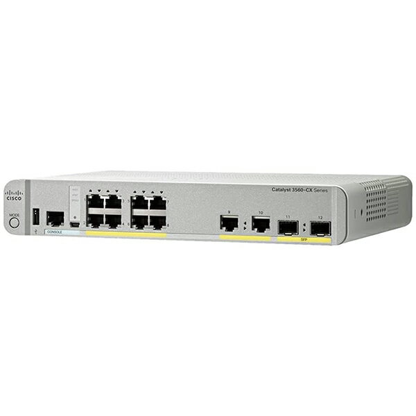 Cisco WS-C3560CX-8TC-S Cisco Catalyst 3560-CX 8 Port Data IP Base 【保守購入必須】 [スイッチングハブ]