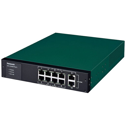PANASONIC PN25087K PoE給電スイッチングハブ GA-ASW8TPoE+ PANASONIC PN25087K PoE給電スイッチングハブ GA-ASW8TPoE+