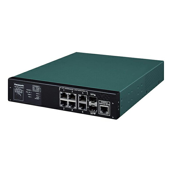 PANASONIC PN260493H 6ポート PoE給電スイッチングハブ GA-MLi4TPoE+