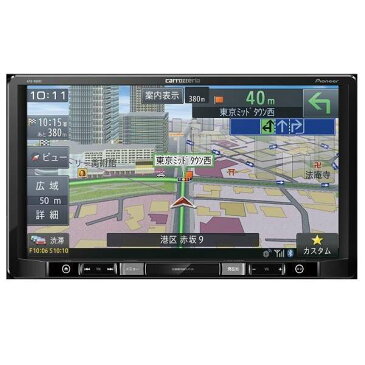 【送料無料】PIONEER AVIC-RQ902 楽ナビ [9V型 ワイドXGA地上デジタルTV DVD-V CD Bluetooth SD AV一体型メモリーナビゲーション]