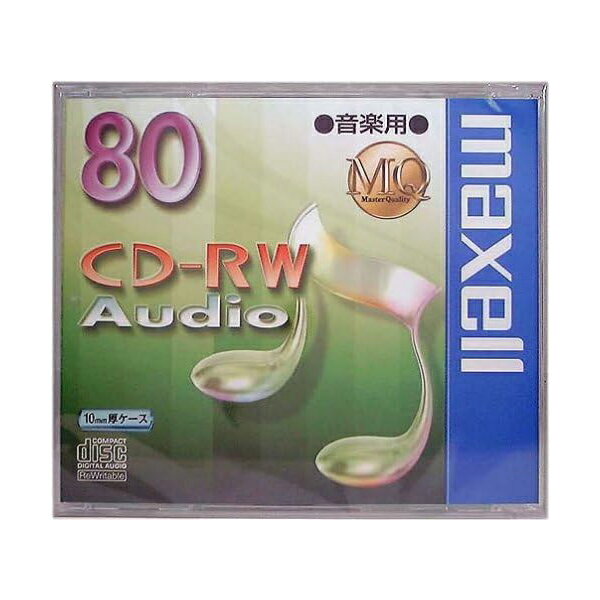 maxell CDRWA80MQ.1TP [音楽専用CD-RWメディ